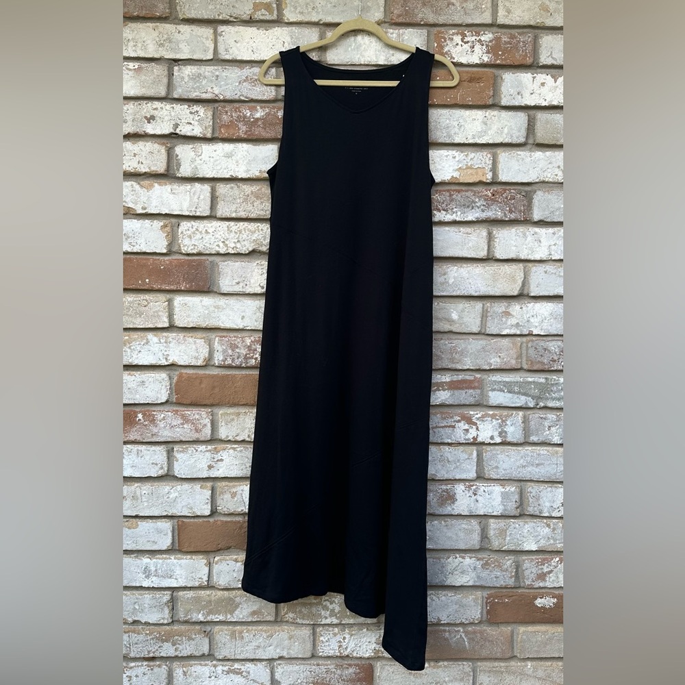J Jill Asymmetrical Black Sleeveless PJ V Neck